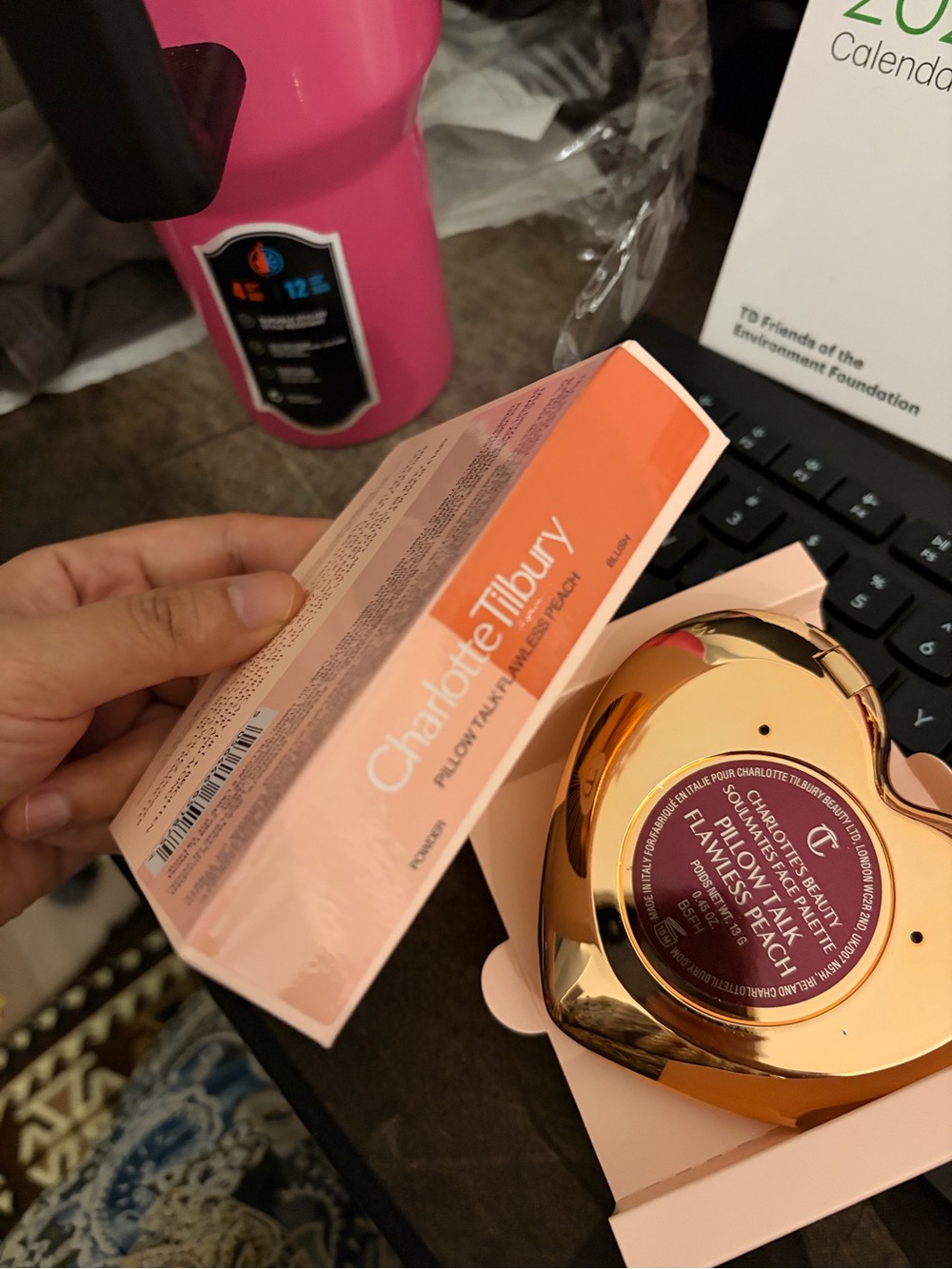 Charlotte Tilbury Pillow Talk Heart Blush Duo - Flawless Peach